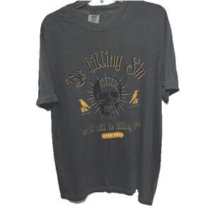 Comfort Colors T-shirt Skull John Owen Killing Sin Graphic Short Sleeves Sz L
